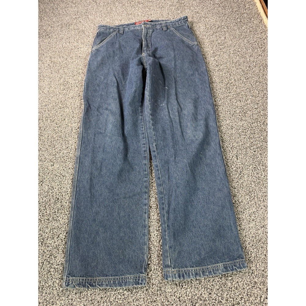 Vintage Y2K Rusty Wide Leg Jeans Men's Size 36 Blue Baggy